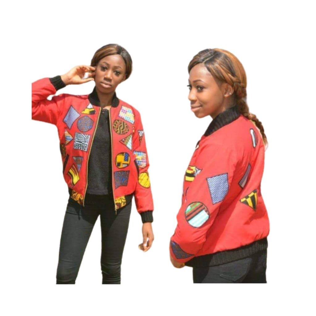 ankara sweater jacket